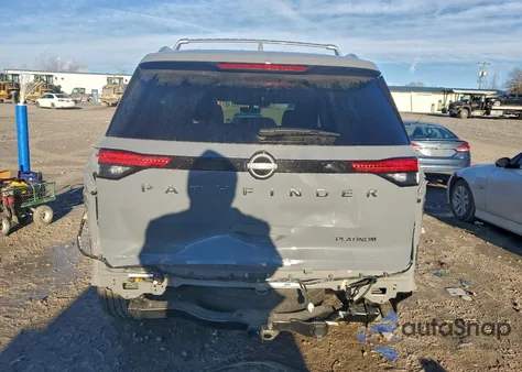 2025 Nissan Pathfinder Platinum from USA, damaged, VIN 5N1DR3DG9SC288145